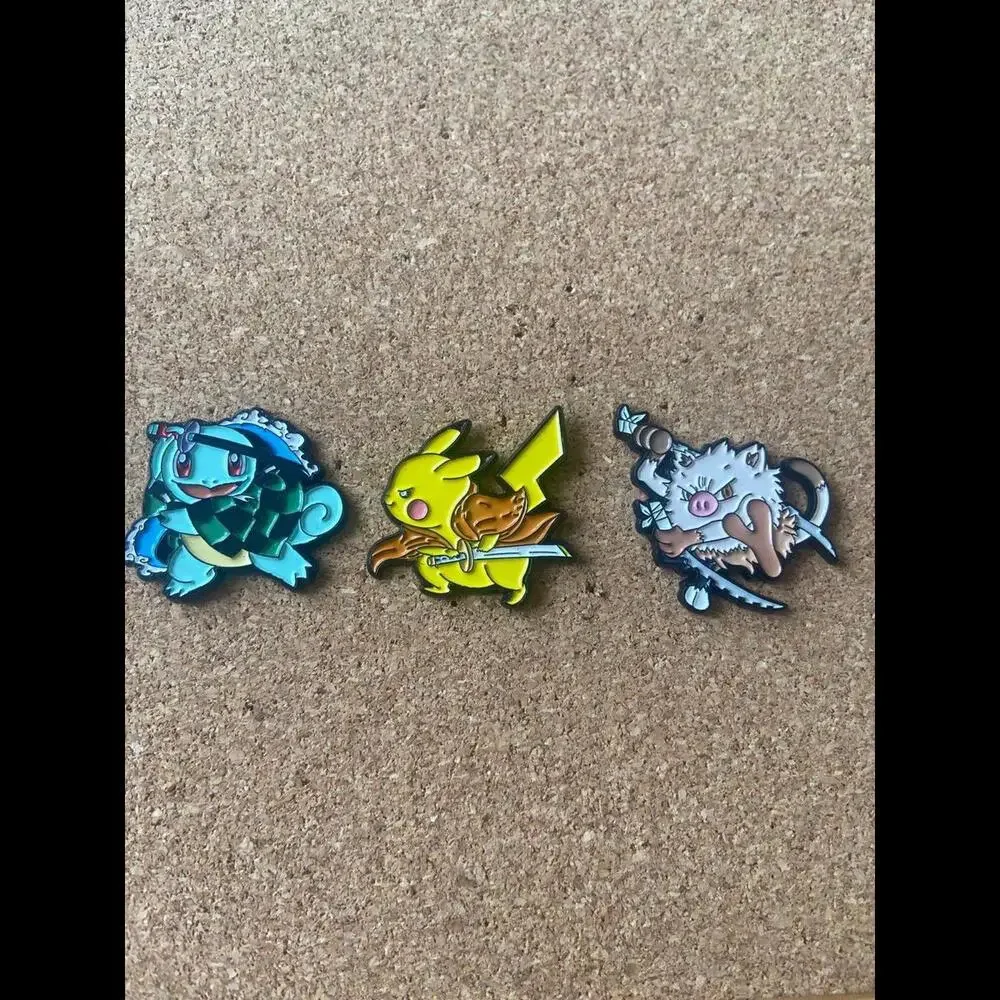 Mankey&Hashibira Inosuke pin - Picture 2 of 3